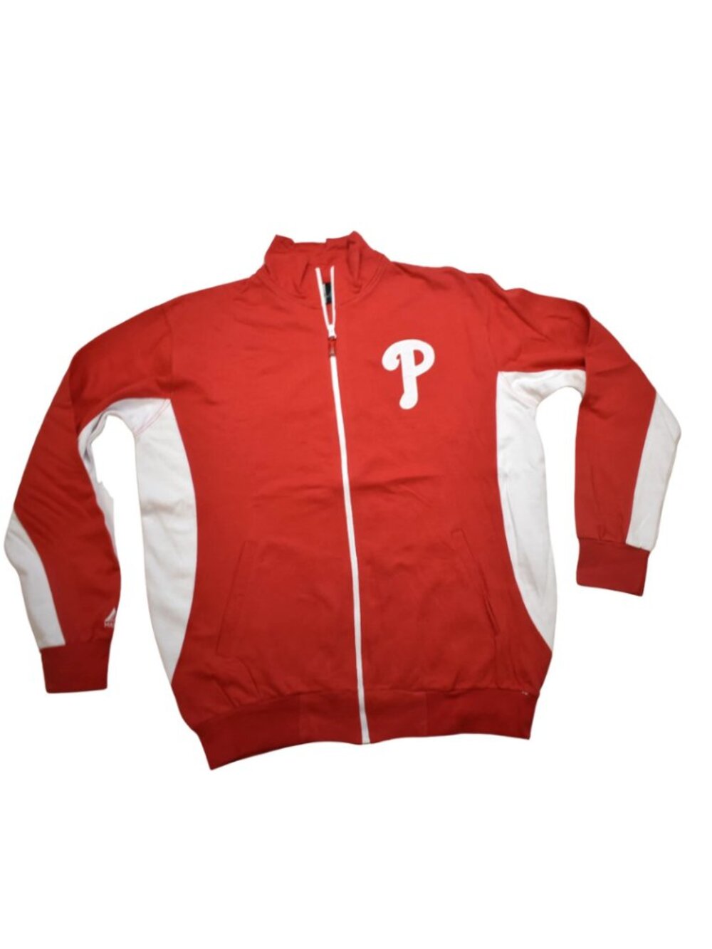 Majestic Big & Tall Mens MLB Philadelphia Phillies Red Zip-Up Jacket NWT LT